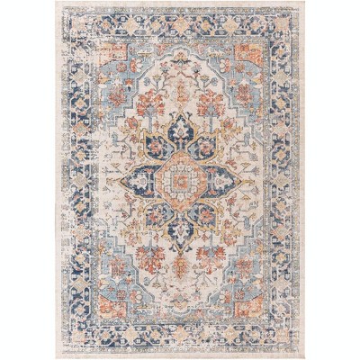 Mark & Day Bishop Hill Woven Indoor and Outdoor Area Rugs Dark Blue