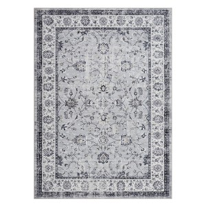 COZONY Washable Runner Rug for Hallway Kitchen, Non-Slip Soft Floral Carpet with Rubber Backing for Laundry Room, Bedroom, Bathroom Area Rug - 1 of 4