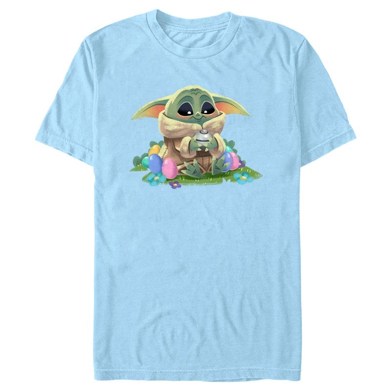 Men's Star Wars: The Mandalorian Grogu Easter Egg Collector T-Shirt, 1 of 5