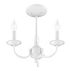 Livex Lighting Home Basics 3 - Light Chandelier in  White - 4 of 4