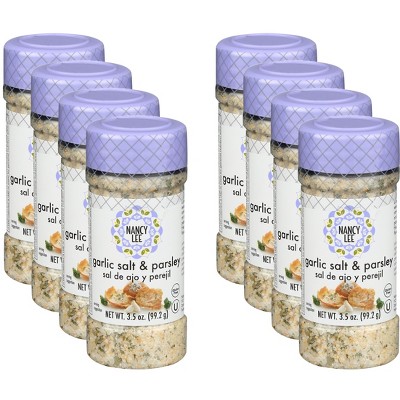Nancy Lee Salt Garlic with Parsley - Case of 8 - 3.5  OZ