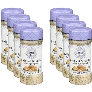 Nancy Lee Salt Garlic with Parsley - Case of 8 - 3.5  OZ - 1 of 2