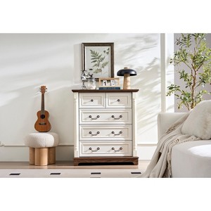 Bella Depot Farmhouse Dresser Chest with Base - 1 of 4