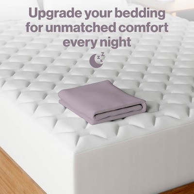 Lavender Full Cotton Fitted Sheet Set