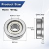 Unique Bargains Chrome Steel Durable Multipurpose Use Flanged Ball Bearing - 3 of 4