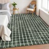 Washable 5x7 Living Room Rugs Indoor Modern Non Slip Bedroom Rug Geometric Checkered Print Large Carpet for Dining Room Nursery Kitchen Ultra - 3 of 4