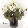 Floral Home 18" White Geranium Hang Bush - 12-Piece - 2 of 4