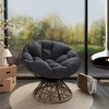 XINGHANZHENXUAN 40-in Living Room Wicker Swivel Chair with Cushion, 360° Rotating Patio Chair - 2 of 4