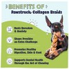 Pawstruck Natural Beef Collagen Braids for Dogs - Tough Long Lasting Alternative to Traditional Rawhide - 2 of 4