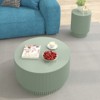 GlasFlength Coffee Tables, Sleek Coffee Table Set, Modern Living Room Essential, Ideal for Living Rooms, Green, 30"*30"*16" - 3 of 4