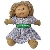 Doll Clothes Superstore Flower Dress Ribbon Trim Fits Cabbage Patch Kid And Baby Dolls - 3 of 4