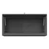 Alilang 29.53 Inch Overhead Wall-Mounted Storage Cabinet with Lift-Up Door and Sturdy Metal Construction-Black - 4 of 4