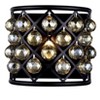 Elegant Lighting Madison 1 light Matte Black Wall Sconce Clear Royal Cut Crystal - 3 of 3