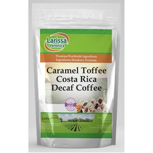 Larissa Veronica Caramel Toffee Costa Rica Decaf Coffee (Gourmet, Naturally Flavored, Whole Coffee Beans) (8 oz, ZIN: 565038) - 1 of 4
