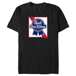 Men's Pabst Blue Ribbon Frame Logo T-Shirt - 1 of 4