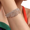 SOHI Women's Crystal Silver Bling Jewellery Set - 4 of 4
