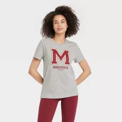 Women's Morehouse College Short Sleeve Graphic Boyfriend T-Shirt - Gray XXL