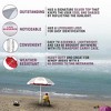 Kemp USA 5.5' Wind Umbrella with LIFE GUARD Logo, Silver /Red - 3 of 4