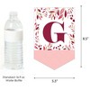 Big Dot of Happiness First Communion Pink Elegant Cross - Girl Religious Party Bunting Banner - Party Decorations - God Bless Your 1st Communion - 3 of 4