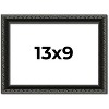 PosterPalooza | Photo Size Antique Black Picture Frame - UV Acrylic, Foam Board Backing, Hanging Hardware - 2 of 4