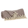 Parkland Collection,Thor Casual Brown 52" X 67" Woven Handloom Throw - 3 of 4