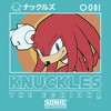 Womens Sonic the Hedgehog Knuckles Portrait Racerback Tank - 2 of 4