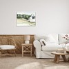 Stupell Industries Quiet Countryside Farmhouse Cottage Green Pasture Framed Giclee Art, White, 30" x 24" - 3 of 4