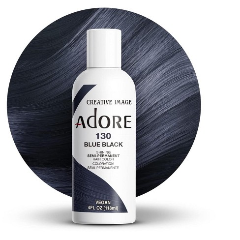 Creative Image Adore Semi permanent Hair Color 130 Blue Black Haircolor Dye Target