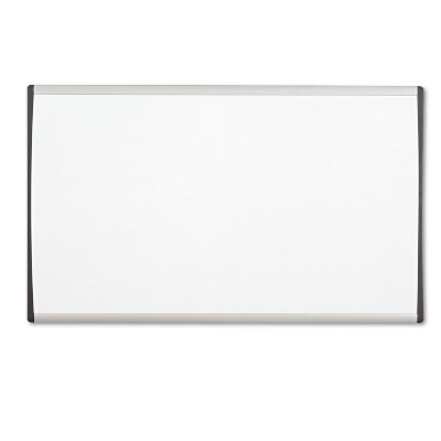 Quartet Magnetic Dry-Erase Board Steel 18 x 30 White Surface Silver Aluminum Frame ARC3018