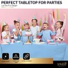 Plastic Tablecloth Disposable, Tablecloths for Rectangle Tables 54 inch. x 108 inch. Fits Tables Up to 8 Feet, Table Cloth for Party - SparkSettings - 2 of 4