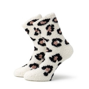 Hello Mello Women's Cat Nap Cozy Lounge Crew Socks - 1 of 3