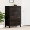 South Shore 29.25" Ezra 2 Door Credenza with Drawers Nordik Oak: Contemporary Home Office Storage - 4 of 4