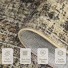 Area Rug, Washable Rug ¨C Ultra Soft Vintage Distressed Non-Slip Low Pile Stain-Resistant Throw Carpet for Living Room Bedroom Office - 3 of 4