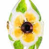 Morawski 8.0 Inch 3D Flower Drop Green Leaves, White Flowers Tree Ornaments - 4 of 4