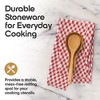 Omniware Simsbury Spoon Rest, 8.25" - Stoneware Utensil Holder with Lead-Free Glaze - Arched Handle, Heat-Resistant, Dishwasher Safe (Honey) - 2 of 4