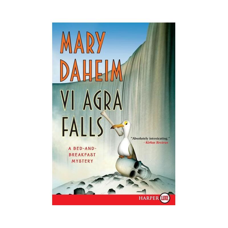 VI Agra Falls - (Bed-And-Breakfast Mysteries (Paperback)) Large Print by  Mary Daheim (Paperback), 1 of 2