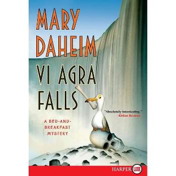 VI Agra Falls - (Bed-And-Breakfast Mysteries (Paperback)) Large Print by  Mary Daheim (Paperback)