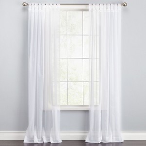BrylaneHome BH Studio Sheer Voile Tab-Top Panel - 1 of 4