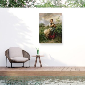 "The Shepherdess 1866" Outdoor Canvas - 1 of 4