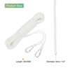 Unique Bargains Hollow Braided Polypropylene Anchor Rope with Hook for Marine Life Boat - 2 of 4