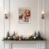Lumabase Battery Operated Lighted Wall Art with Remote Control Santa - 3 of 4