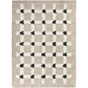 Balta Rugs Stewart Trellis Shag Area Rug Taupe - 1 of 4