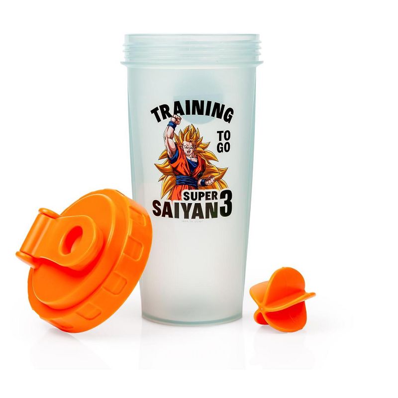 Just Funky Dragon Ball Z Super Saiyan Goku Gym Shaker Bottle, 4 of 9