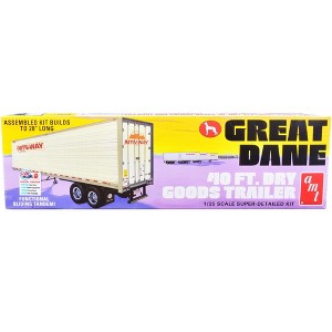 Skill 3 Model Kit Great Dane 40 Ft. Dry Goods Trailer 1/25 Scale Model by AMT - 1 of 4