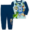 Disney Boy's Toy Story 2 Pack Activewear Bundle, Long Sleeve T-Shirt and Jogger Pants Set for kids - 2 of 4