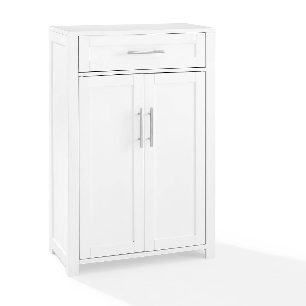 Photos - Wardrobe Crosley Savannah Storage Cabinet White  