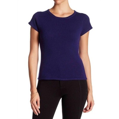 Women's Cashmere Short Sleeve Crew Neck Sweater - Premise