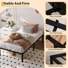 14 Inch Metal Bed Frame Platform Bed Frame No Box Spring Needed, Sturdy Heavy Duty Bed Frame, Easy Assembly, Under Bed Storage - Black - 2 of 4