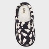dluxe by dearfoams Kids Glow in Dark Clog Ghost Slippers - Black - 3 of 4