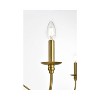 Elegant Lighting Rohan 54 inch chandelier in Satin Gold - 4 of 4